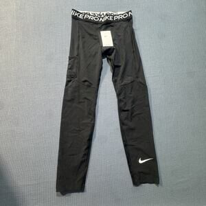 Nike Pro Dri-FIT Tights Kids Sz XL Black Brand New